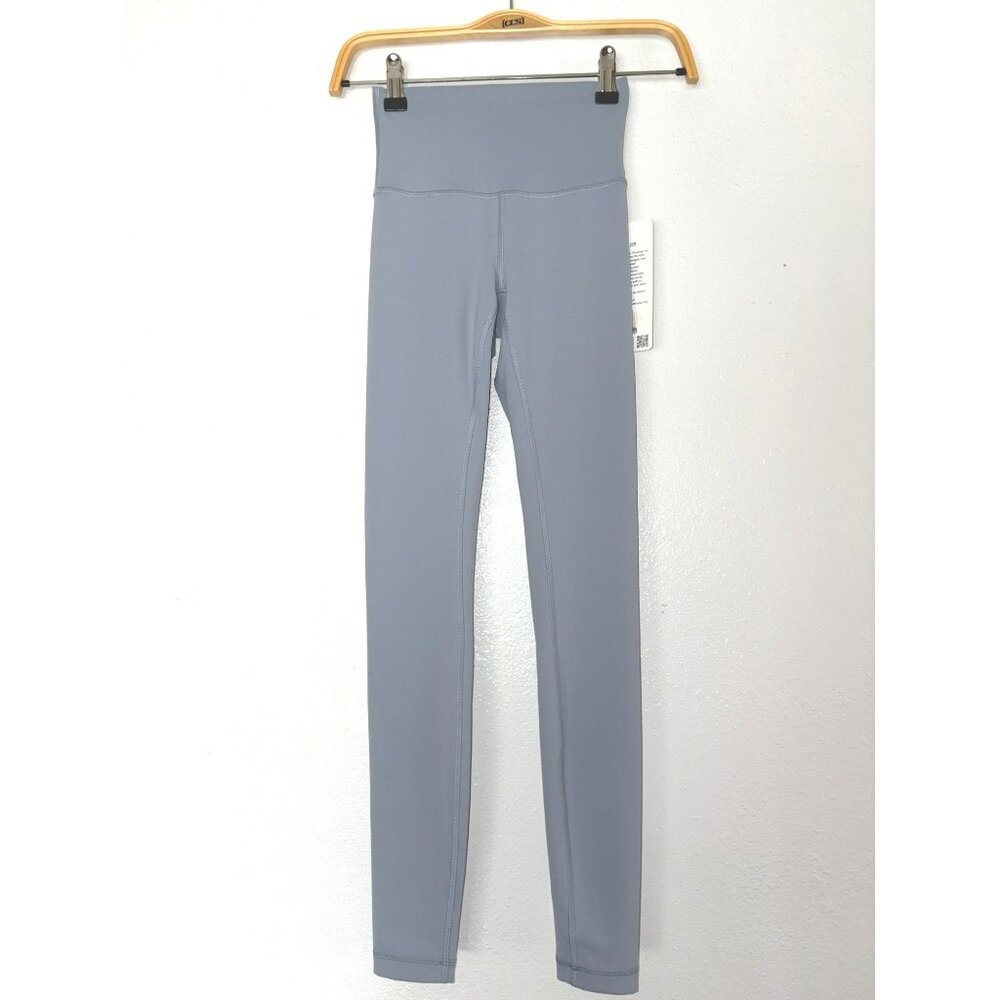 NWT Lululemon Wunder Train HR Tight 28” Chambray Size 2